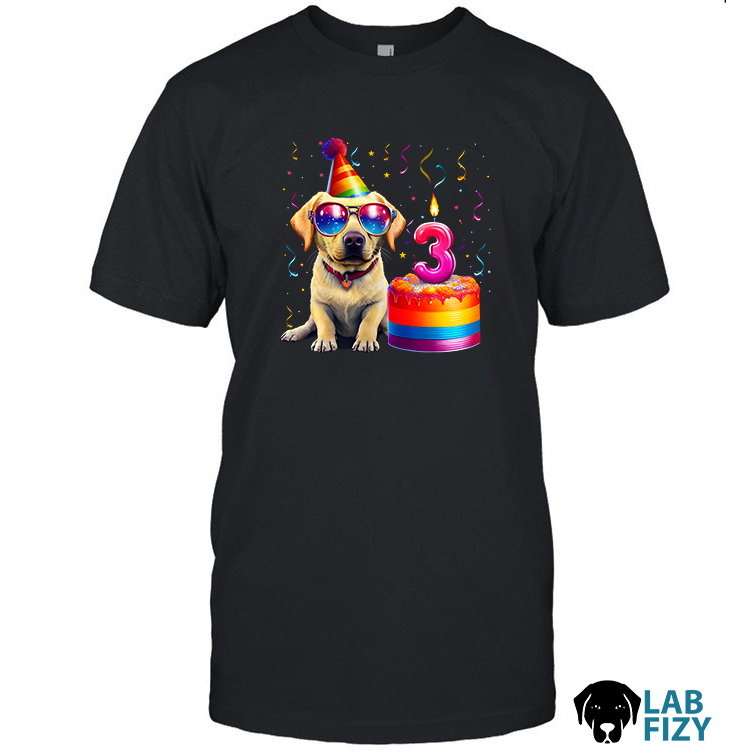 Personalized Labrador Birthday Shirt Personalized Labrador Birthday Shirt