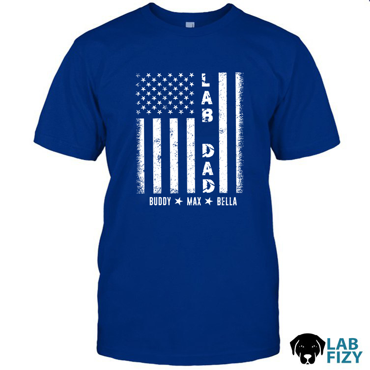Custom LAB DAD Flag Shirt 2 Custom LAB DAD Flag Shirt 2