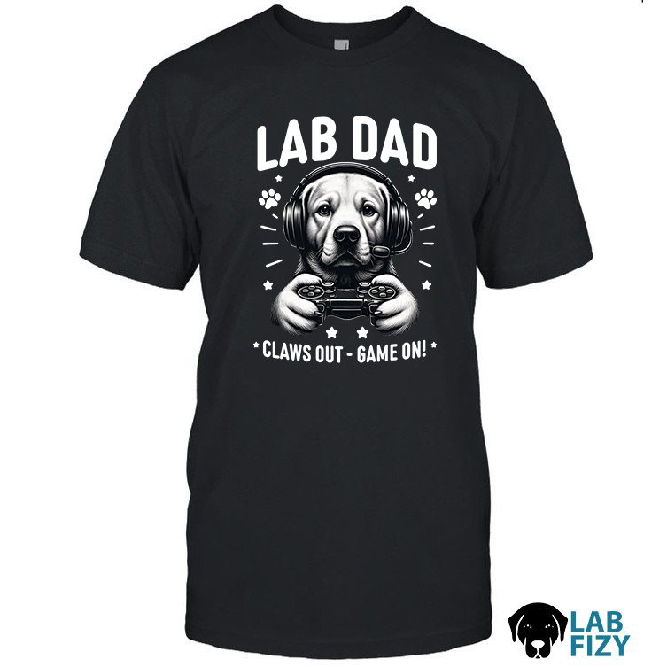 Lab Dad Gamer Club Gaming Shirt Lab Dad Gamer Club Gaming Shirt
