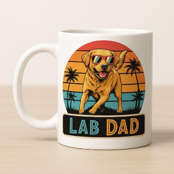 Lab Dad Mug - Gifts For Dad