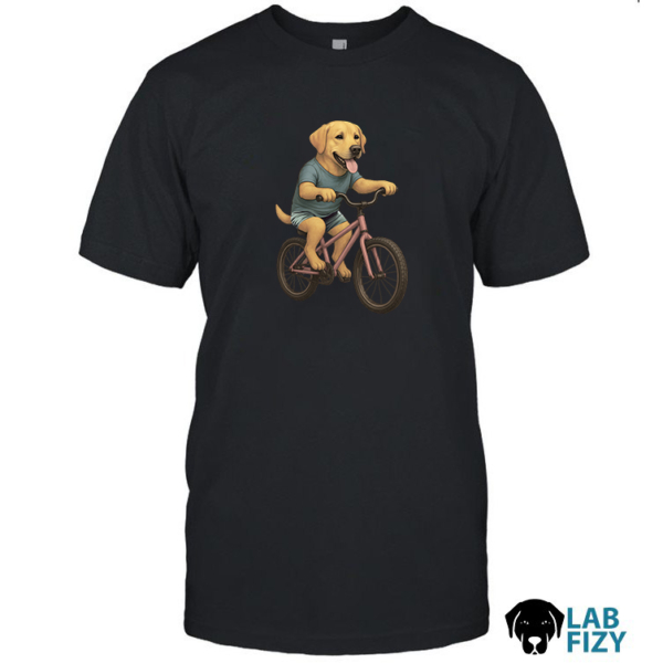 Labrador Dog Riding Bike Shirt, Hoodie, Sweatshirt