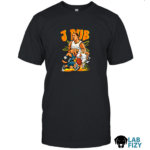 Labrador and Jalen Williams J Dub Cartoon Style Oklahoma City Basketball Shirt
