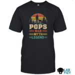 POPS Sunset The Man The Myth The Legend with Labrador Shirt