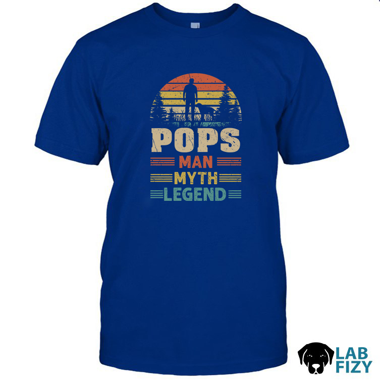 POPS Sunset The Man The Myth The Legend with Labrador Shirt 2 POPS Sunset The Man The Myth The Legend with Labrador Shirt 2