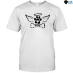 Personalized Dog Memorial Angel Paw Prints Wings Shirt