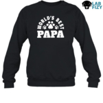 Worlds Best Papa with Paw Prints Labrador Shirt, Hoodie, Sweatshirt 9 World’s Best Papa with Paw Prints Labrador Sweatshirt