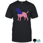 american flag labrador