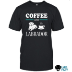 coffee and labrador
