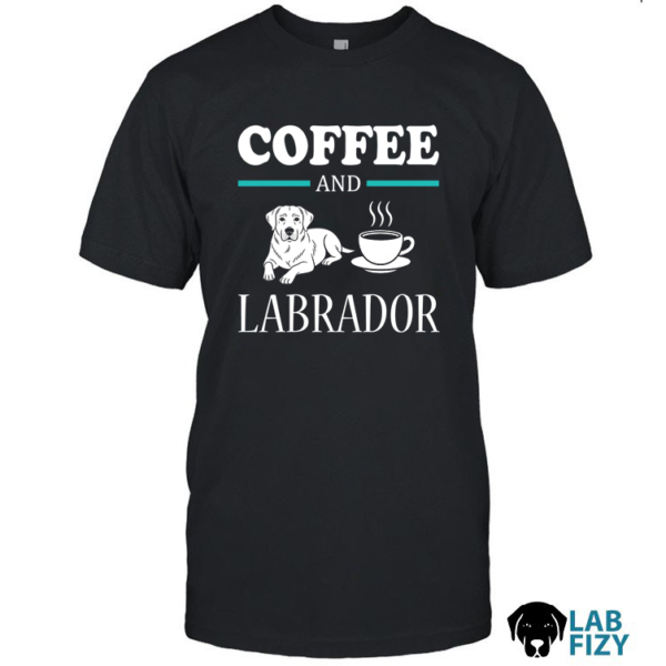 coffee and labrador