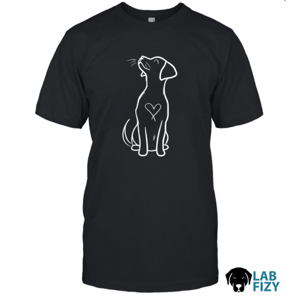 Labrador Heart Shirt, Hoodie, Sweatshirt