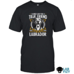 I Asked God For A True Friend So He Sent Me A Labrador Shirt