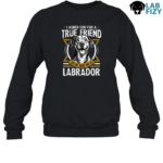 I Asked God For A True Friend So He Sent Me A Labrador Sweatshirt