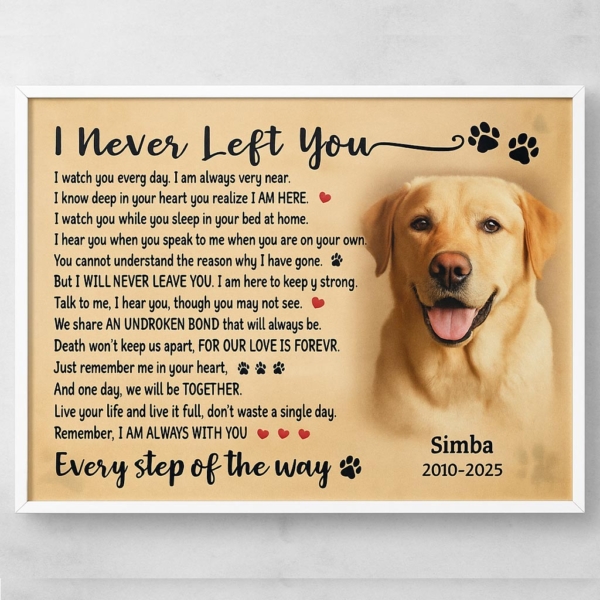 I Never Left You Lab Poem Canvas