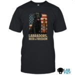 Labrador Beer and Freedom Shirt
