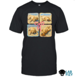 Labrador Dog Lover Coquette Brush Stroke Comfort Color Shirt 2