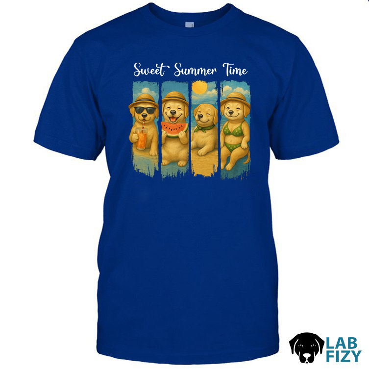 Labrador Dog Sweet Summer Time Shirt, Hoodie, Sweatshirt 10 Labrador Dog Sweet Summer Time Shirt 2