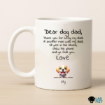Personalised Dear Dog Dad Labrador with Photo Mug