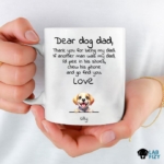 Personalised Dear Dog Dad Labrador With Photo Mug 5 Personalised Dear Dog Dad Labrador with Photo Mug 2