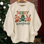 Merry Woofmas SweatShirt Mockup